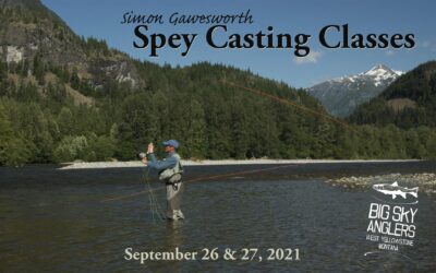 Simon Gawesworth Spey Casting Classes – September 26 & 27, 2021